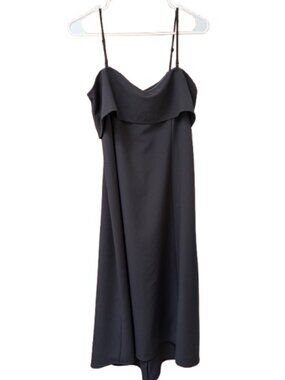 Oak+Fort Medium Black Midi Dress